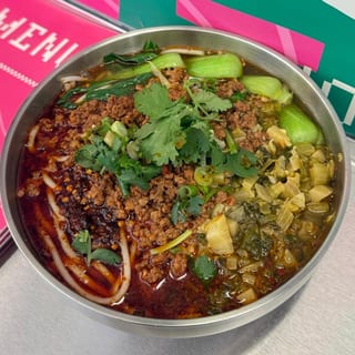 Sauerkraut & Pork Rice Noodle Soup / 酸菜肉沫粉/面