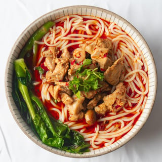 Spicy Chicken Rice Noodle / 辣鸡汤粉/面
